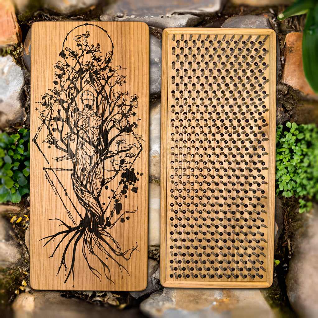 FLEXIBLE Sadhu Board | Nagelbrett | bewegliche Nägel | moving nails | Nail board | DIVINE FLOW
