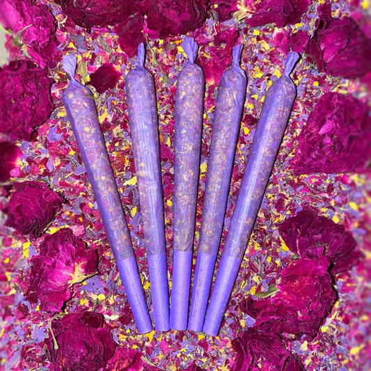 Sticks | Rosen + Blauer Lotus MIX | Blue Lotus | Räuchersticks | Nymphaea caerulea | 100% Bio Ägyptischer Blauer Lotus