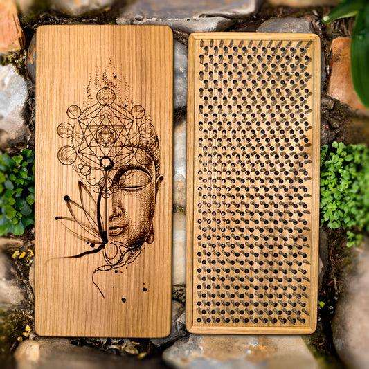 FLEXIBLE Sadhu Board | Nagelbrett | bewegliche Nägel | moving nails | Nail board | BUDDHA CHAKRA